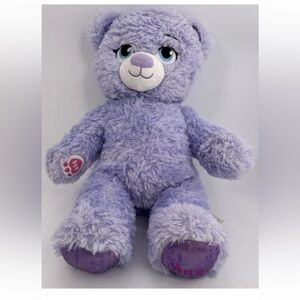 Build A Bear Workshop Anna Bear Purple Sparkle Disney Frozen II RARE HTF BABW